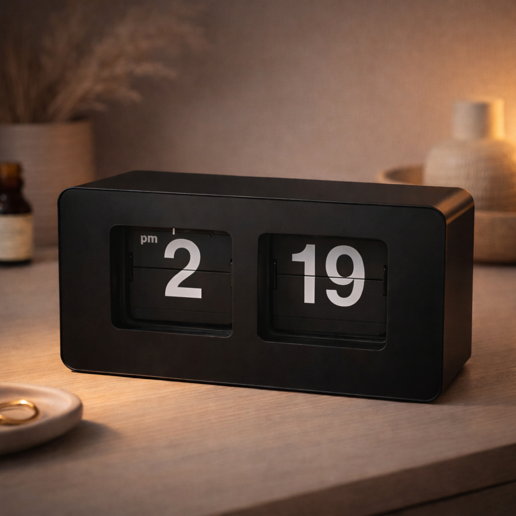 Minimal Retro Flip Desk Clock